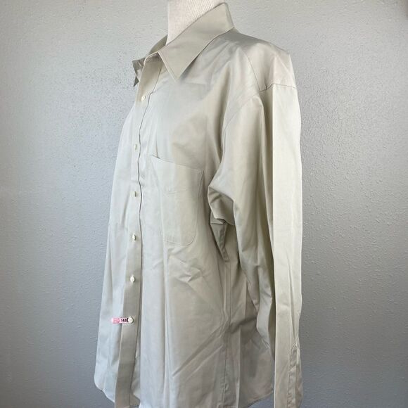 Geoffrey Beene Fitted Button Down Shirt Size XL EUC - Picture 2 of 6